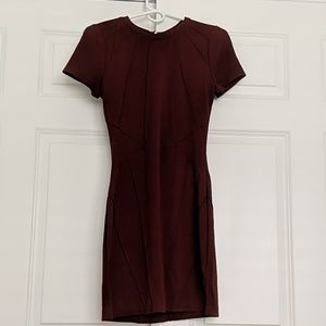 Express Burgundy Dress